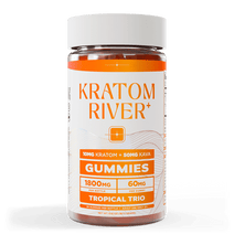 Tropical Trio / 10mg Kratom + 50mg Kava / 30 Gummies - KRKKTT0626
